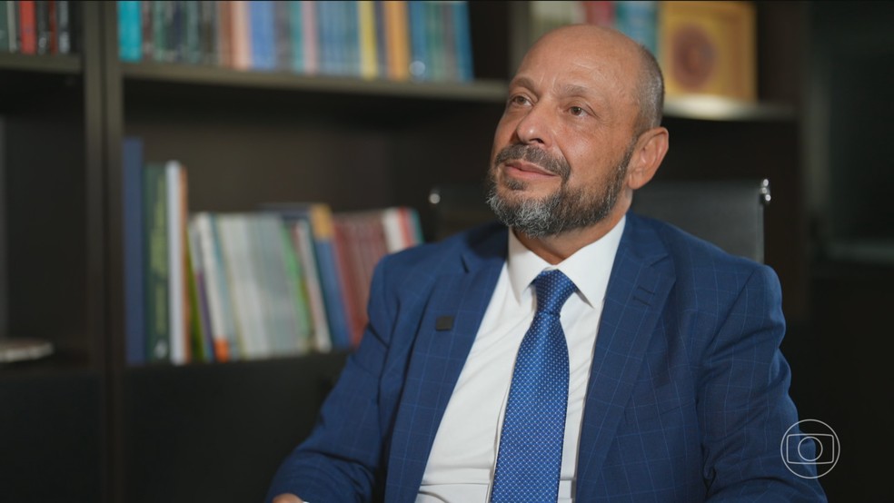 Gilberto Waller Júnior, novo presidente do INSS — Foto: Jornal Nacional/ Reprodução