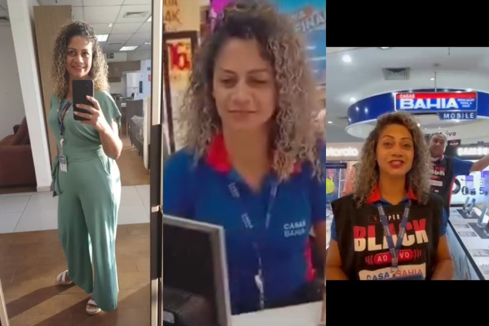 Talita Magalhães, de 42 anos, trabalhou como vendedora nas Casas Bahia por mais de oito anos. — Foto: Reprodução/Redes Sociais