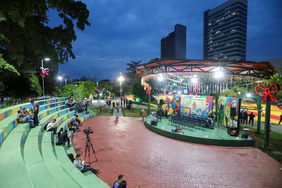 Parque Ponte dos Bilhares em Manaus — Foto: Clóvis Miranda/Semcom