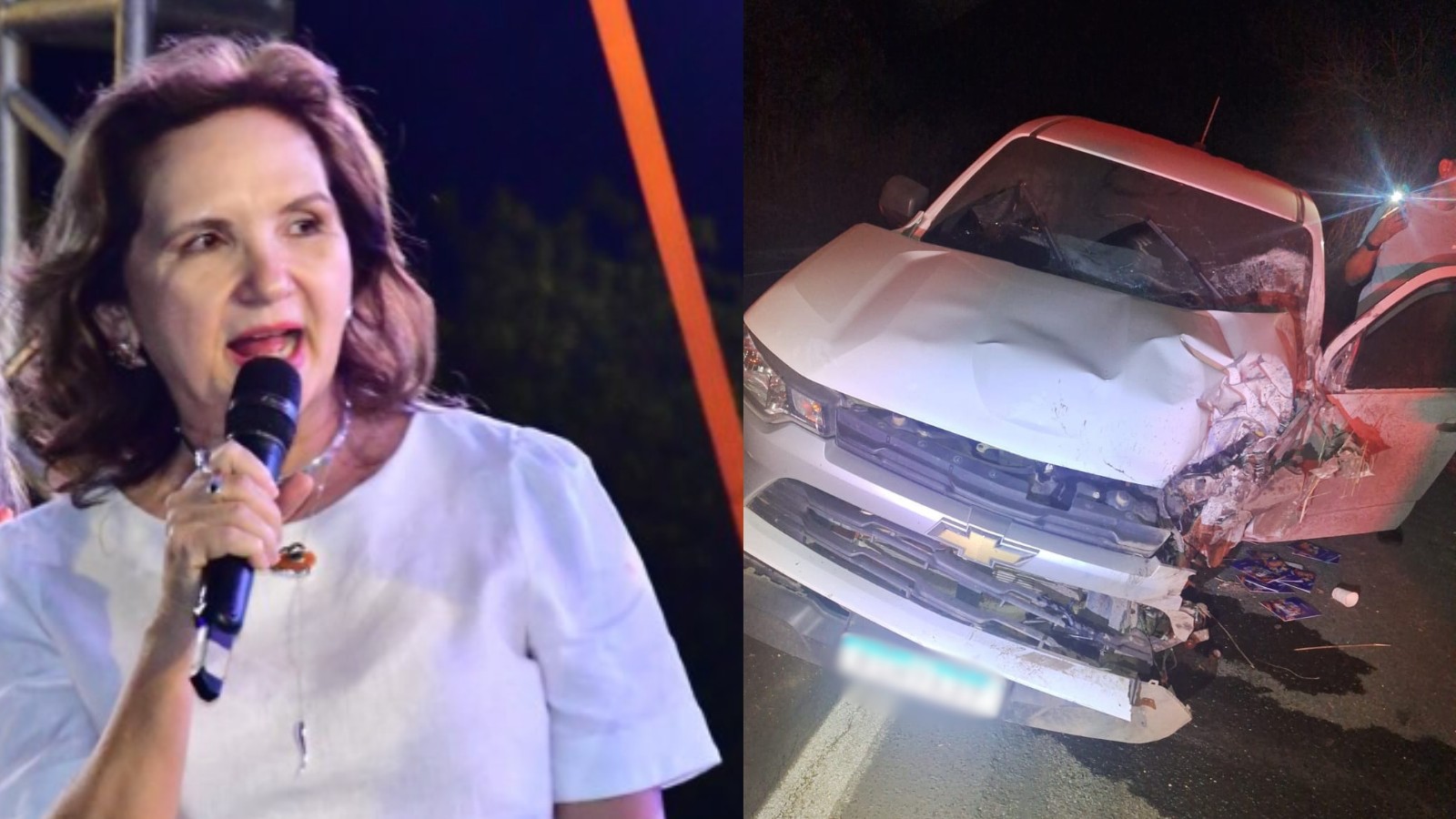 Ultrapassagem irregular pode ter causado acidente que matou jovem e deixou primeira-dama de Floriano ferida na BR-343
