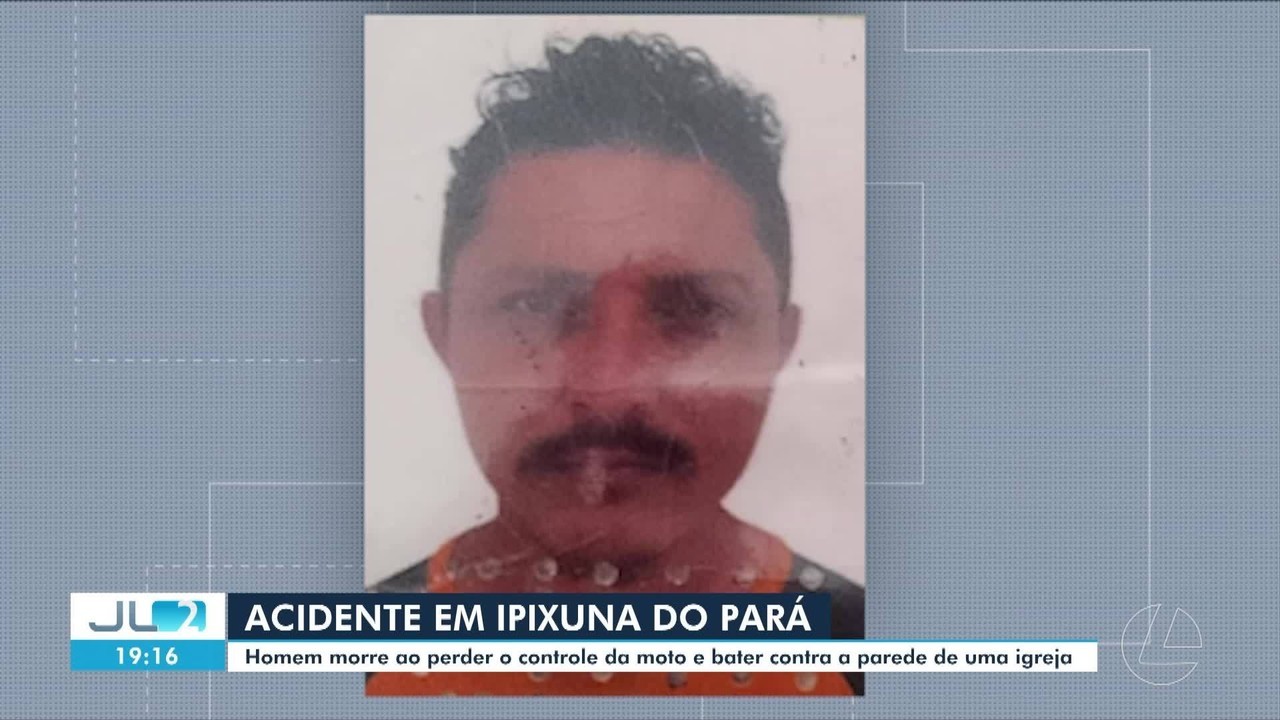 Motociclista morre após perder controle de moto e bater em parede de igreja evangélica em Ipixuna do Pará