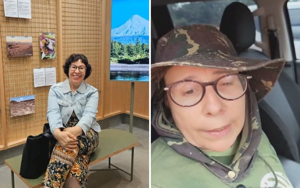 Isa Lucia de Morais se perdeu na mata quando catalogava plantas com alunas, em Goi�s � Foto: Reprodu��o/TV Anhanguera