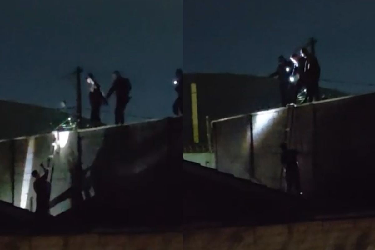 Vídeo: suspeito de furtar loja é preso escondido em telhado em Várzea Grande (MT)