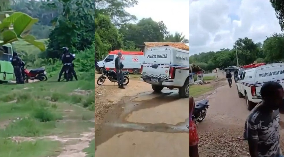 Suspeito de assalto morre em confronto com a PM em Santa Inês; comparsa foi preso, mas conseguiu fugir algemado — Foto: Reprodução/TV Mirante