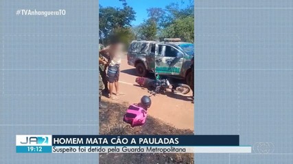 Guarda Metropolitana prende suspeito de matar cão a pauladas na capital