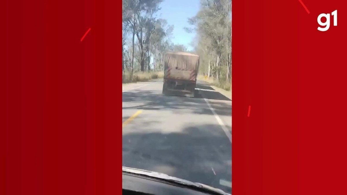 VÍDEO: Caminhoneiro flagrado dirigindo em zigue-zague é preso na BR-262