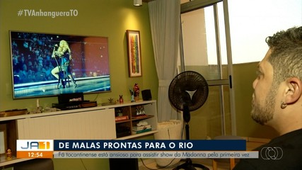 Fã Tocantinense se prepara para o show da Madonna no Rio de Janeiro