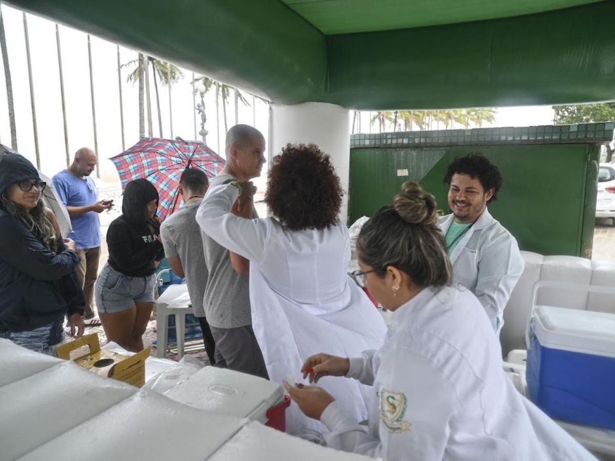 Santos terá posto de vacinação itinerante contra bronquiolite e outras doenças