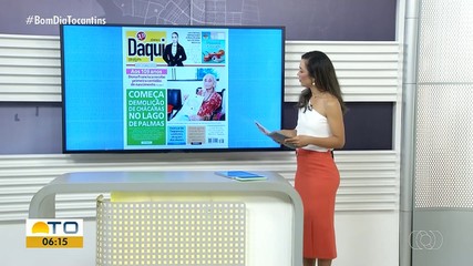 Demolição de chácaras no lago de Palmas é destaque no Jornal Daqui