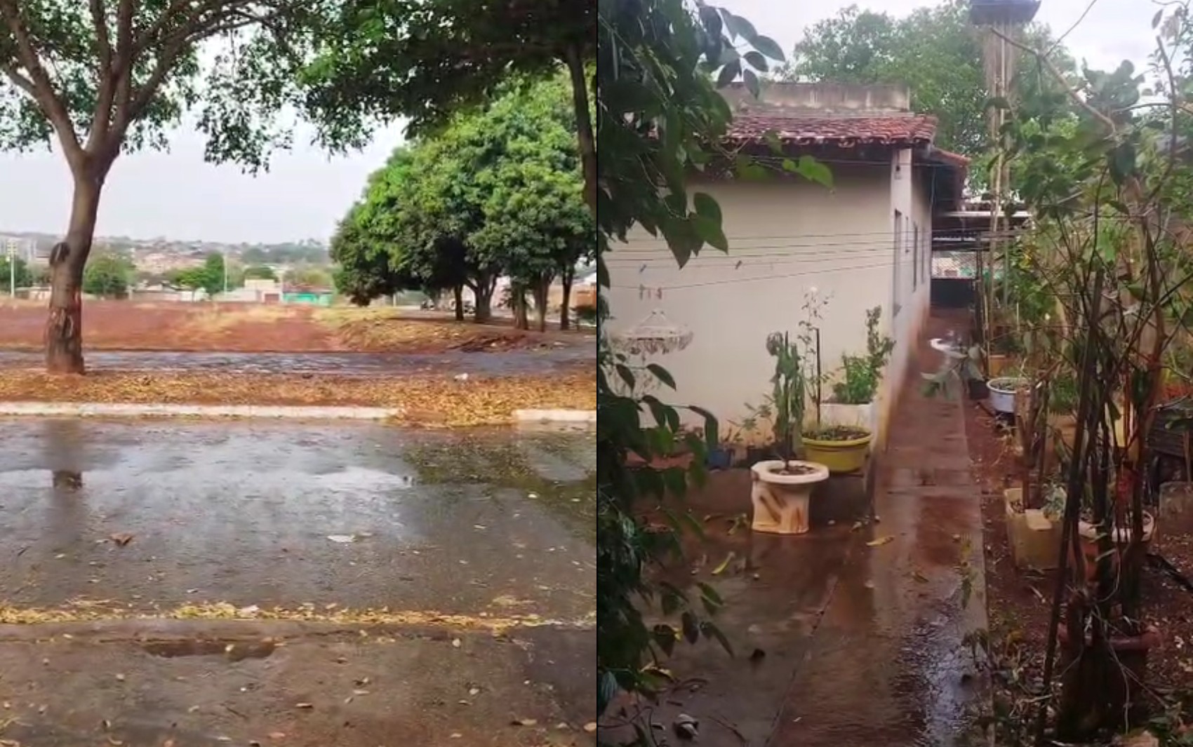 Chuva é registrada em Goiânia; Vídeo