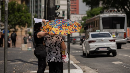Com máxima prevista de 34ºC, SP está mais quente do que o Rio de Janeiro, Goiânia e João Pessoa nesta segunda