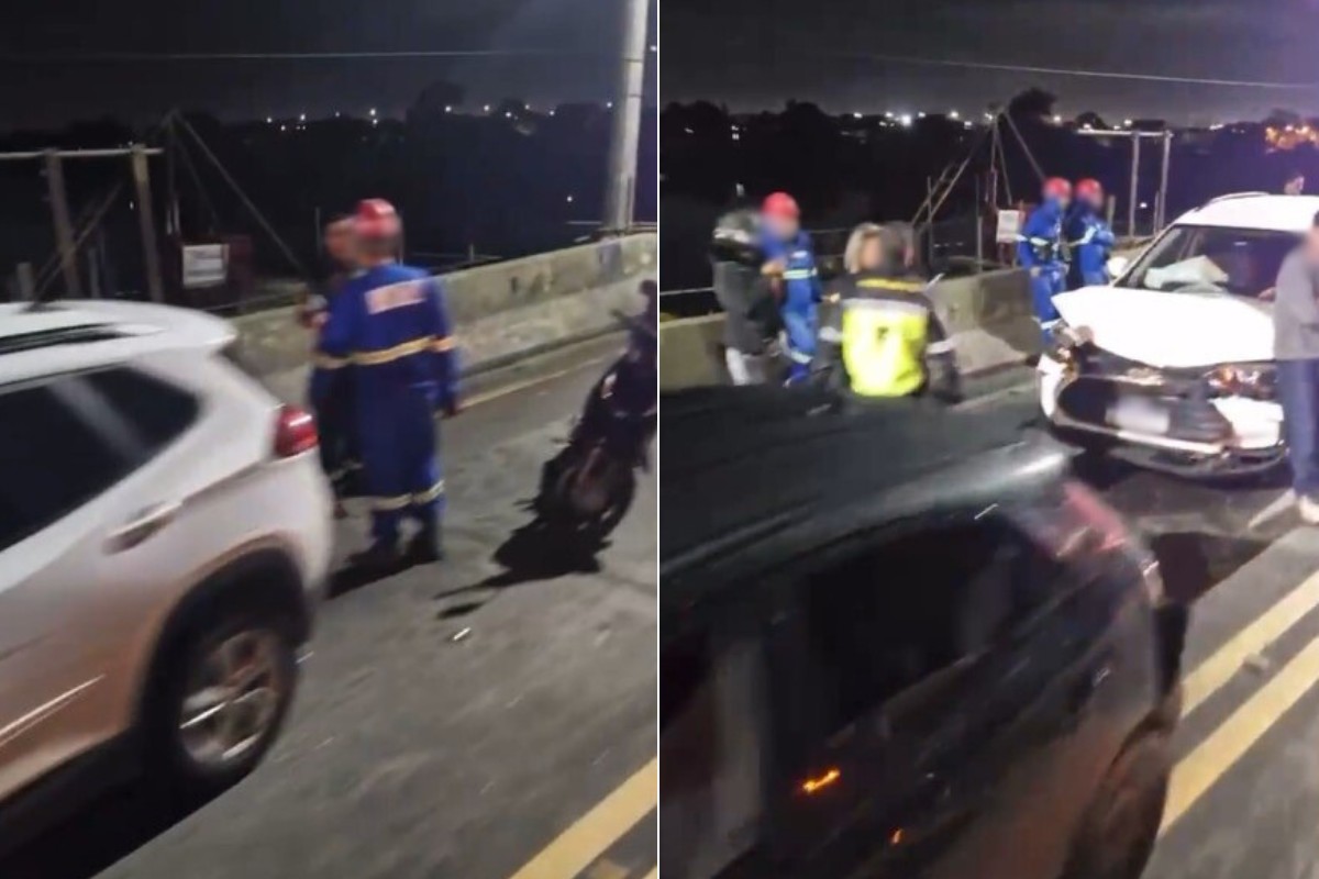 Motorista bêbado causa acidente no litoral de SP e arremessa criança de 6 anos para frente do carro