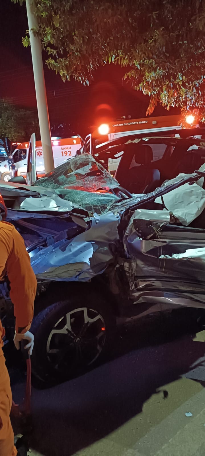 Motorista morre após bater em veículo que presta serviço para Prefeitura de Palmas