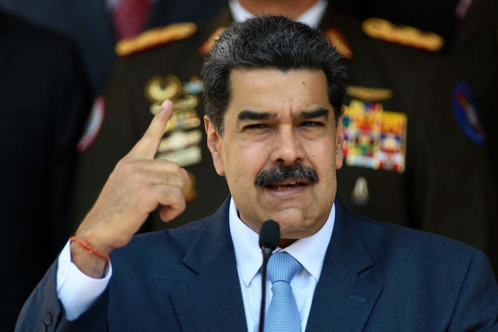 Nicolás Maduro, ditador deposto da Venezuela — Foto: Matias Delacroix/AP