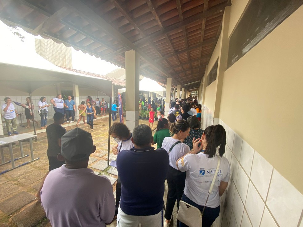 Projeto Participa Natal no bairro Planalto — Foto: Pedro Trindade/Inter TV Cabugi