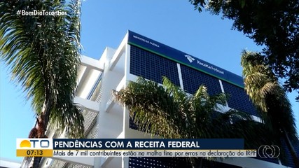 Tocantinenses ainda possuem pendências com a Receita Federal