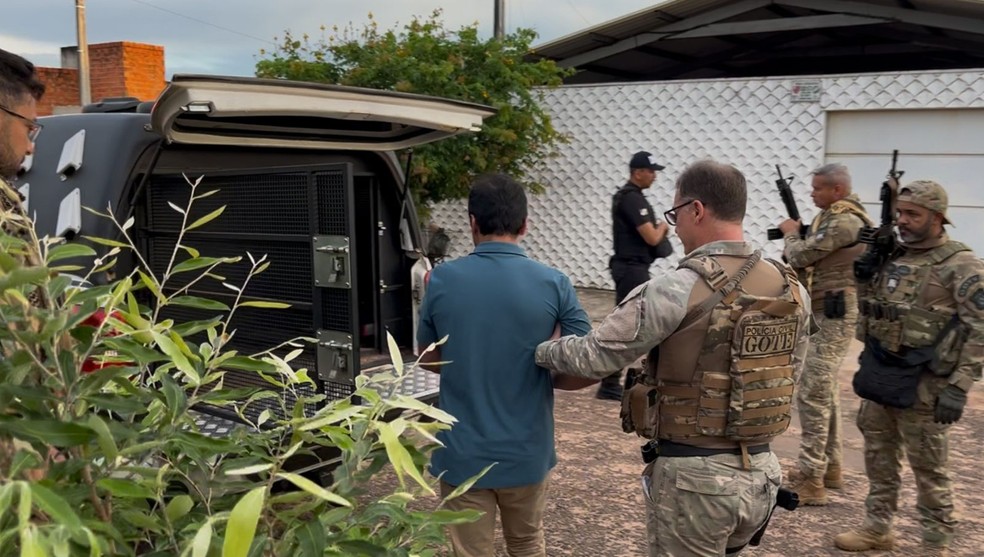 Mandados de prisão foram cumpridos pela Polícia Civil — Foto: João Guilherme Lobasz/Governo do Tocantins/Divulgação