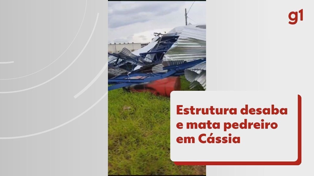 Pedreiro Morre Após Estrutura De Barracão Se Soltar Durante Chuva às Margens Da Mg 444 Em 0403