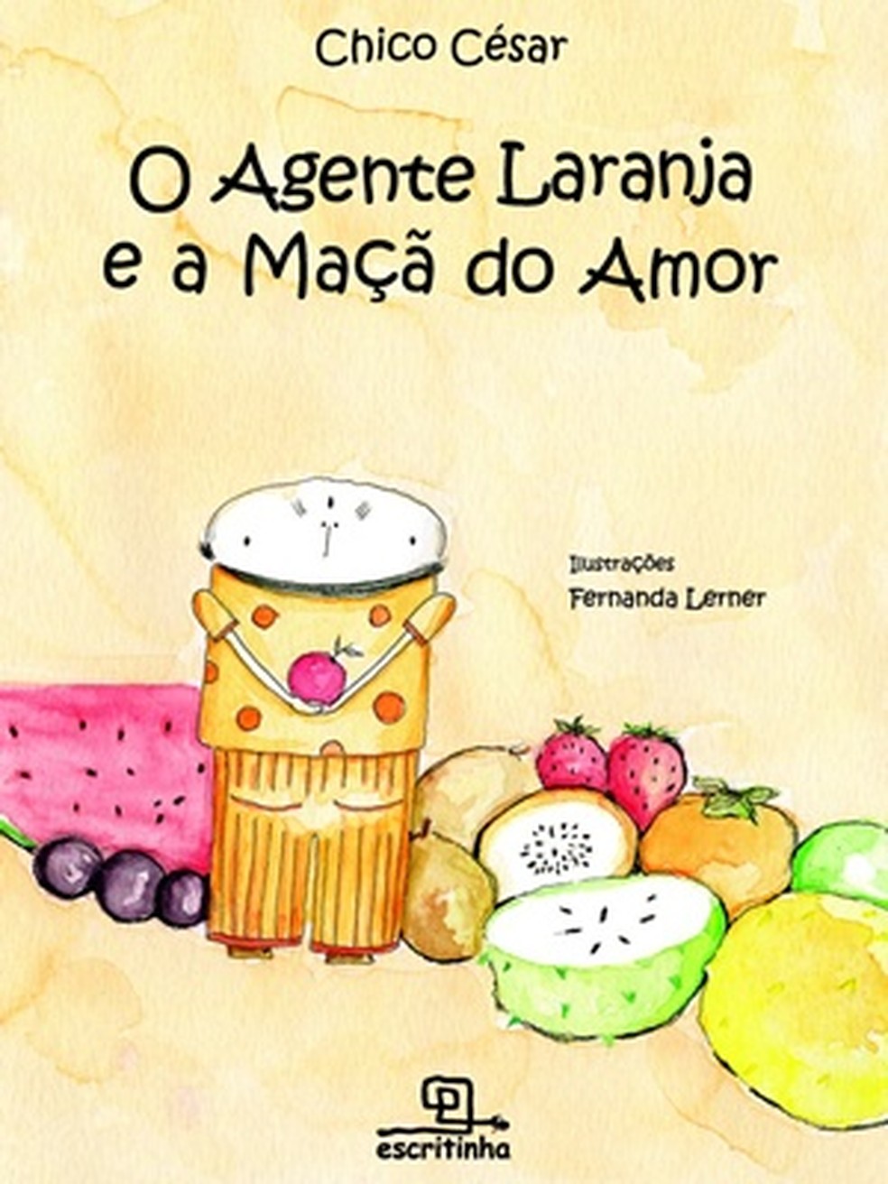 Chico César lança o livro infantil 'O Agente Laranja e a Maçã do Amor' — Foto: Reprodução