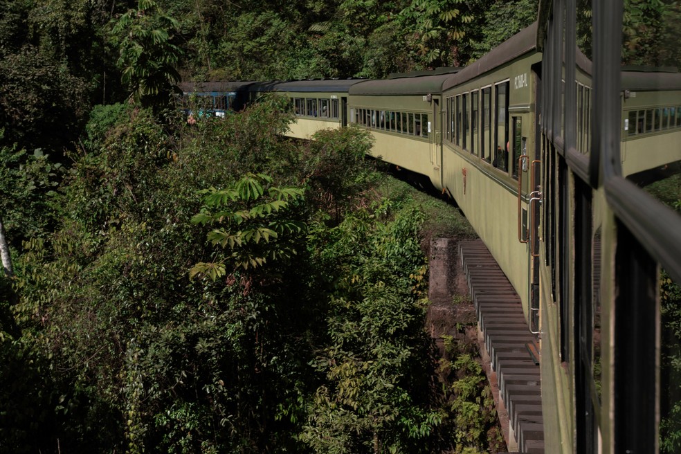 Passeio de trem Curitiba-Litoral — Foto: Cedida por Marquinho/Empetur