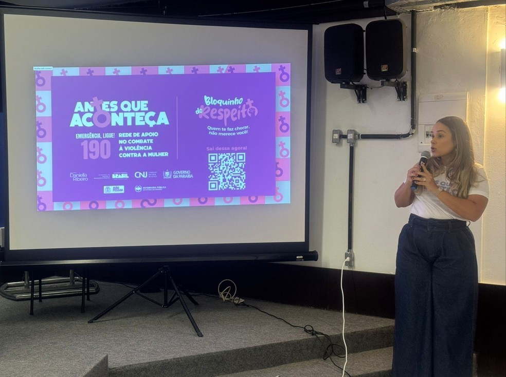 Camila Mariz vai coordenar o programa "Antes que aconteça" de combate à violência contra a mulher — Foto: Karine Tenório/TV Cabo Branco