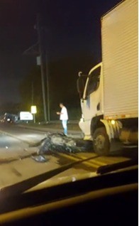 Acidente entre moto e caminhão deixa pessoa morta na BR-393, em Paraíba do Sul