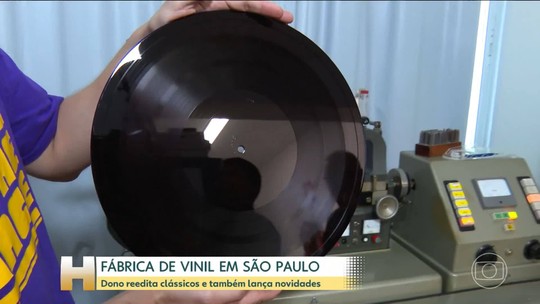 Faturamento das fábricas de discos de vinil dobra em um ano no Brasil - Programa: Jornal Hoje 