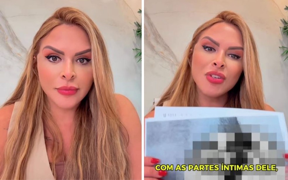 Silvye Alves denuncia estar recebendo fotos íntimas de um homem no e-mail da Câmara dos Deputados — Foto: Reprodução/Instagram de Silvye Alves