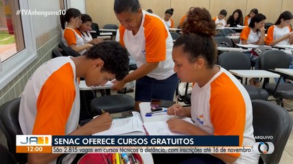 Senac oferece 2.815 vagas gratuitas em cursos técnicos a distância