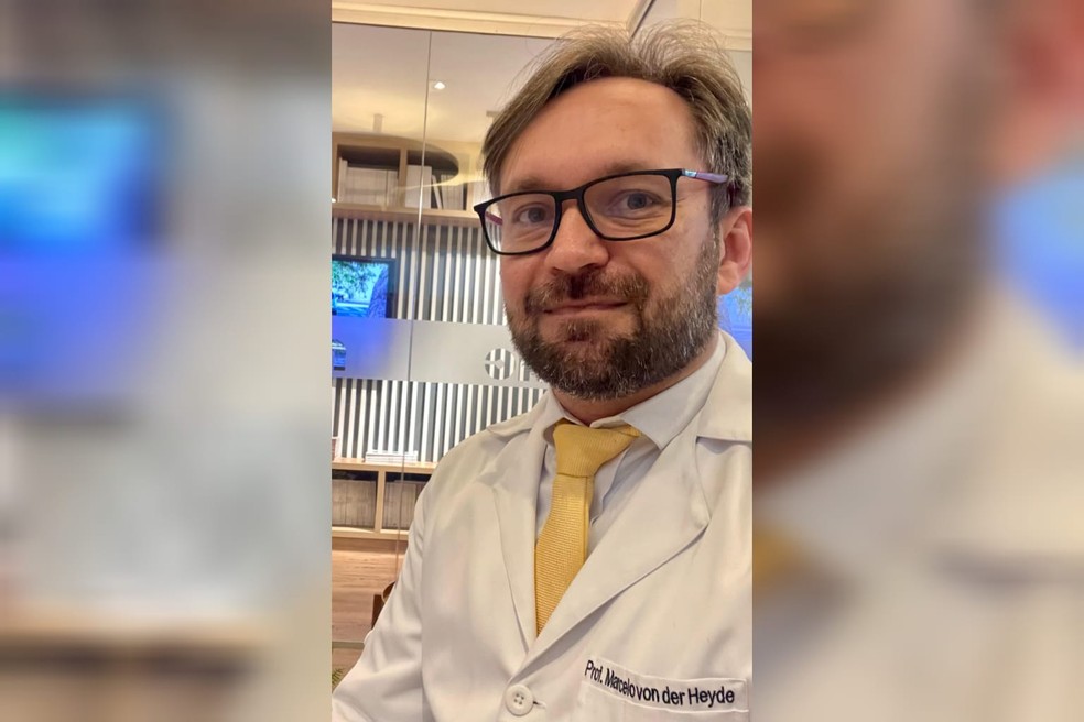 O psiquiatra e professor da PUC-PR, Marcelo Heyde, é especialista sobre vícios nas redes socais — Foto: Arquivo Pessoal