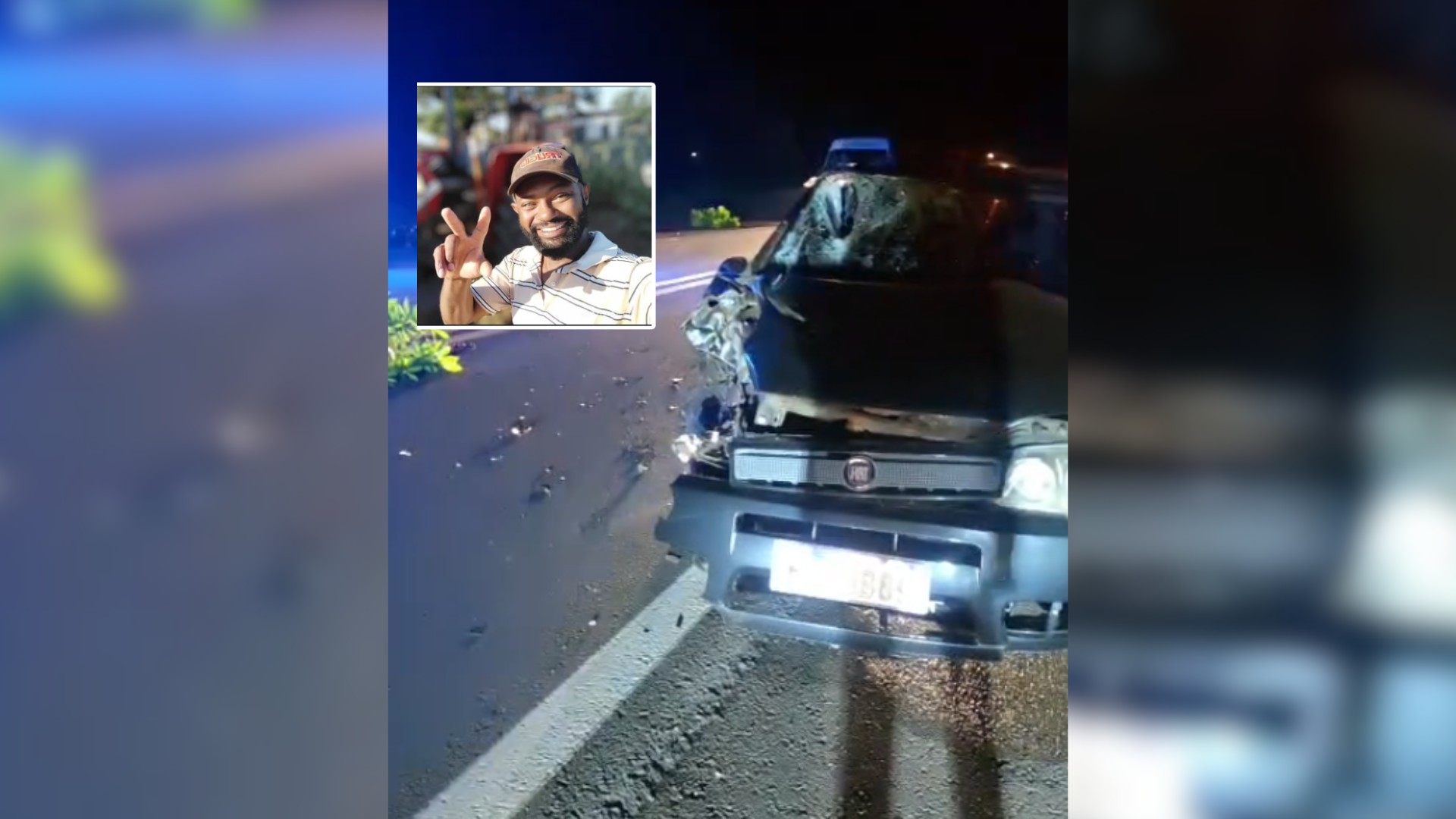 Motociclista morre ao ser atingido de frente por carro em ultrapassagem proibida no interior de SP