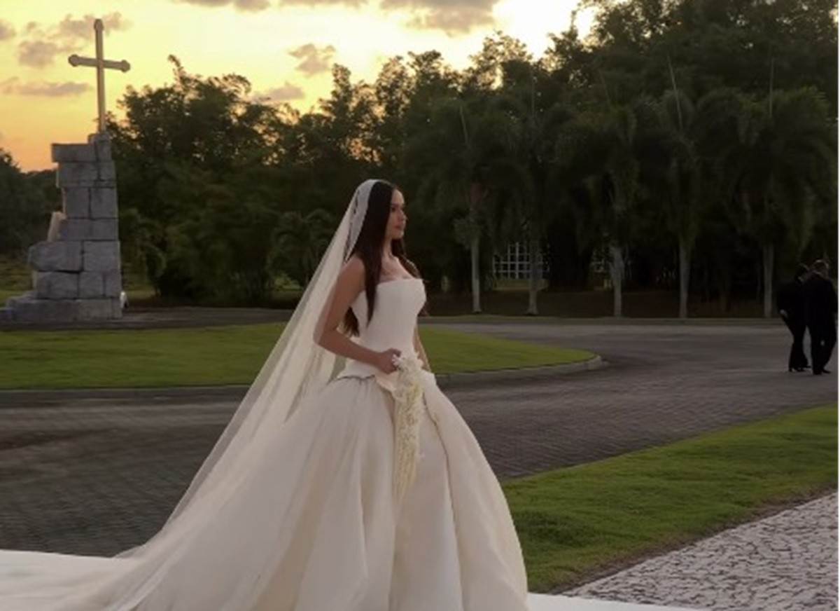 Juliette e Kaique Cerveny celebram casamento com convidados famosos em capela no Recife