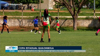 Times se do futebol feminino se enfrentam pela Copa Estadual Quilombola