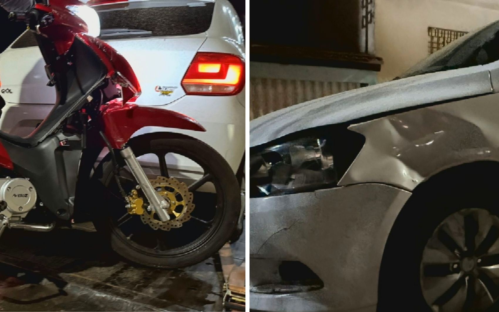 Menina de 8 anos morre após acidente entre carro e moto em Catalão 