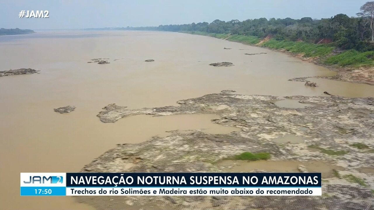 Seca dos rios faz Marinha restringir navegação noturna no Amazonas | G1
