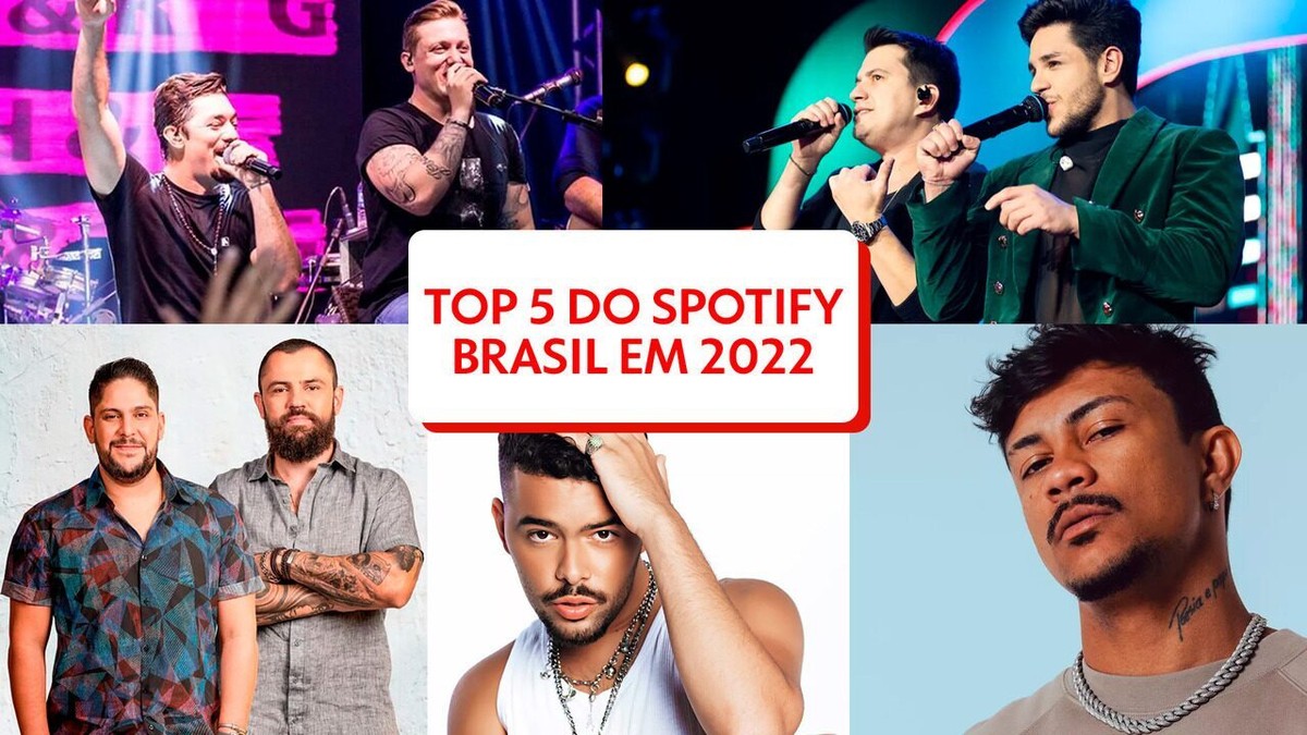 O Top 50 do Spotify Brasil está completamente dominado por músicas bra