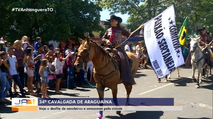 Cavalgada de Araguaína marca abertura da Expoara 2024