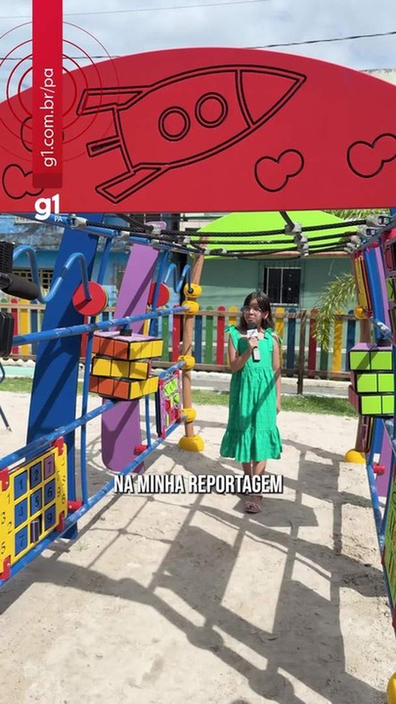 Repórter Mirim TV Liberal 2026: Sylvia Melo, de Belém, aborda a importância de praças inclusivas