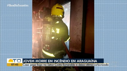 Jovem morre em incêndio em Araguaína