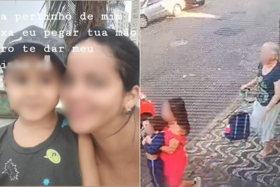 Mulher não tinha a guarda do filho e o levou sem autorização do pai em Santos (SP) — Foto: Reprodução