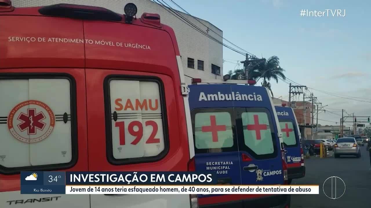 Homem é esfaqueado e internado em estado grave durante encontro com adolescente em Campos, diz polícia