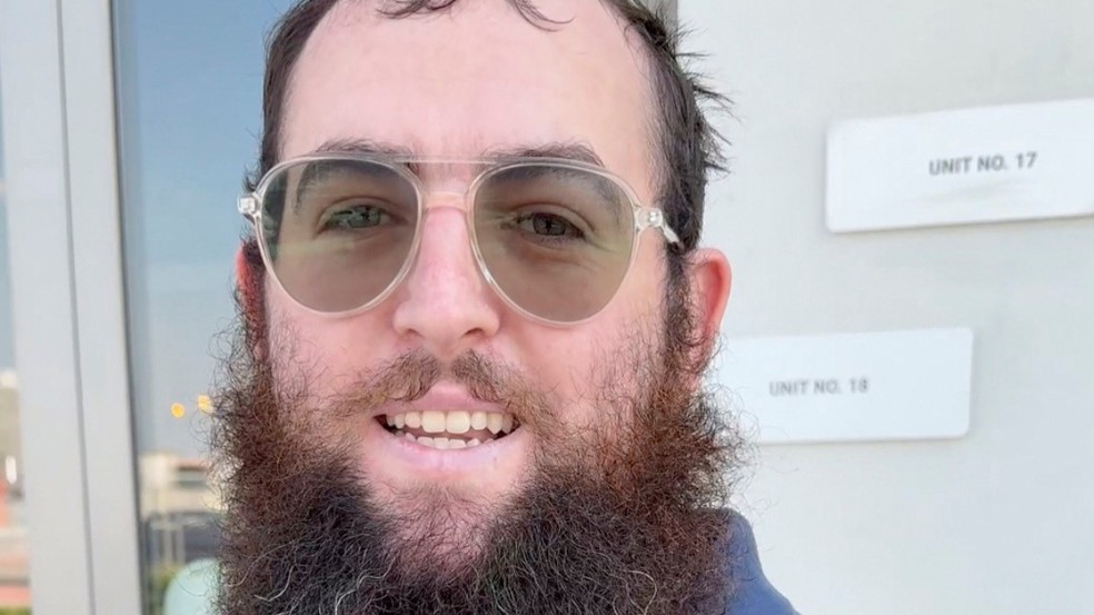 Zvi Kogan, rabino de Israel, em foto registrada em 18 de novembro de 2024 em Dubai, nos Emirados Árabes Unidos — Foto: Reuters