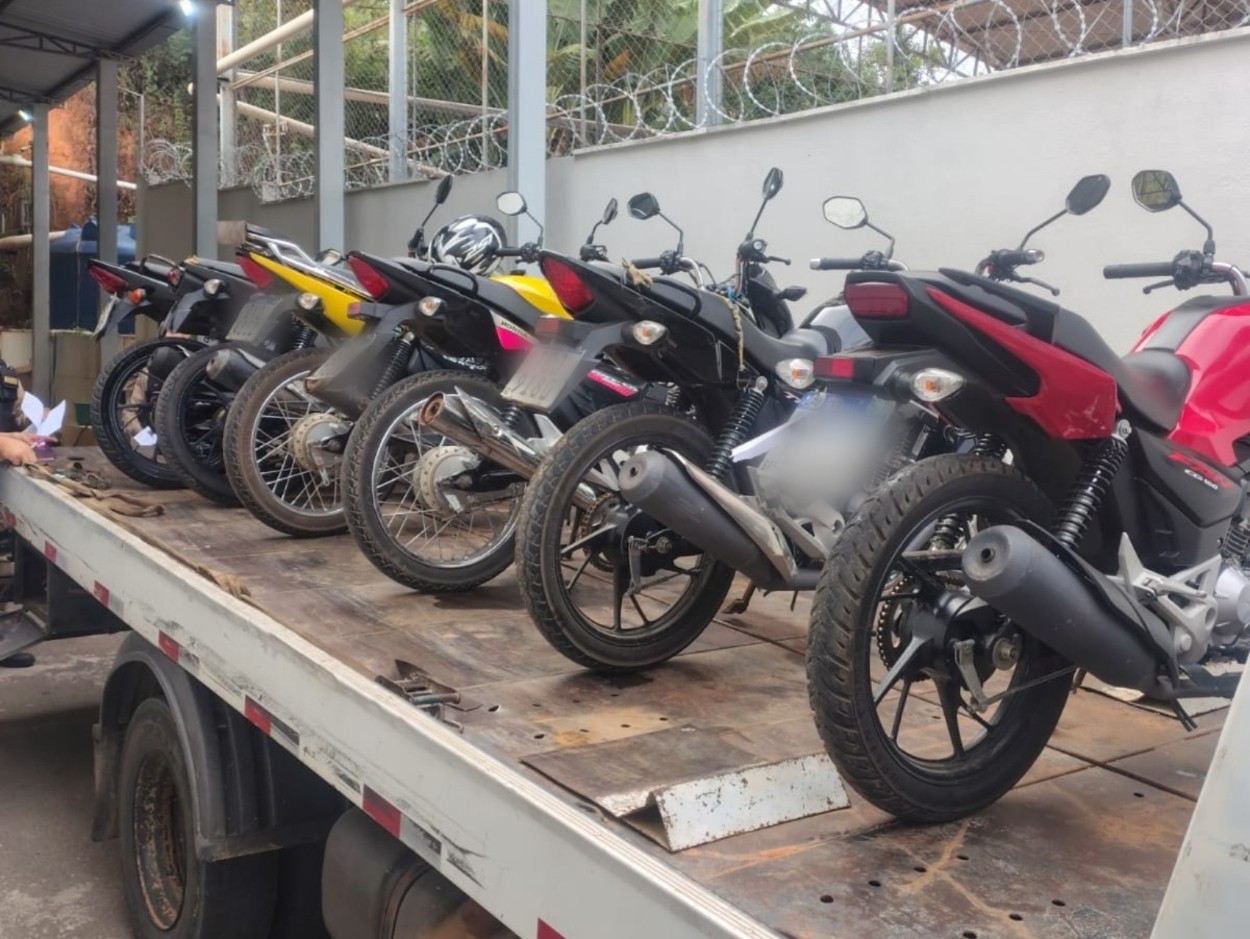 Dez motos são apreendidas durante operação 'Zero Grau' em Inhapim e Governador Valadares