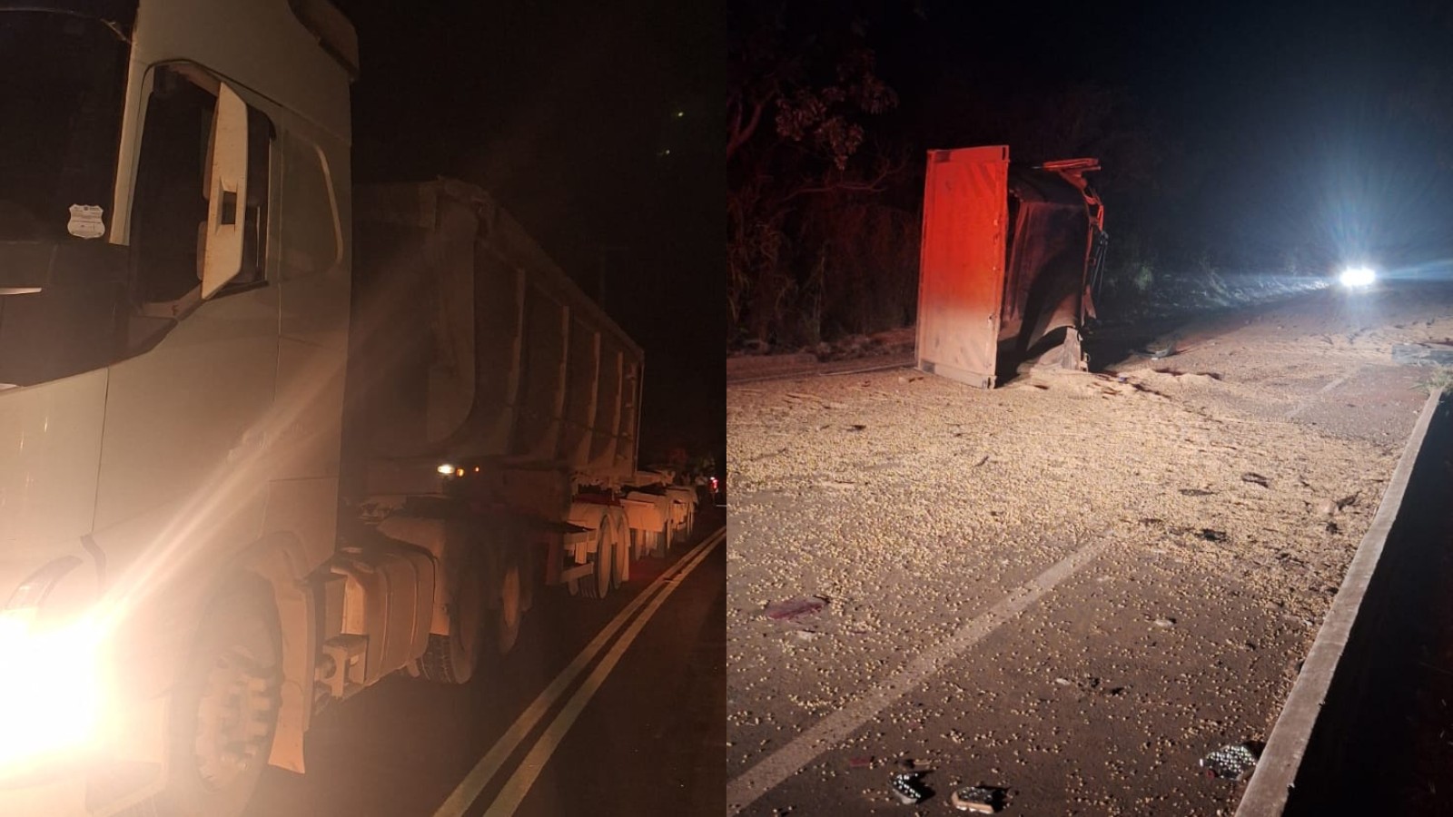 Caminhoneiro morre após bater contra carreta e ficar preso às ferragens na PI-247 em Uruçuí