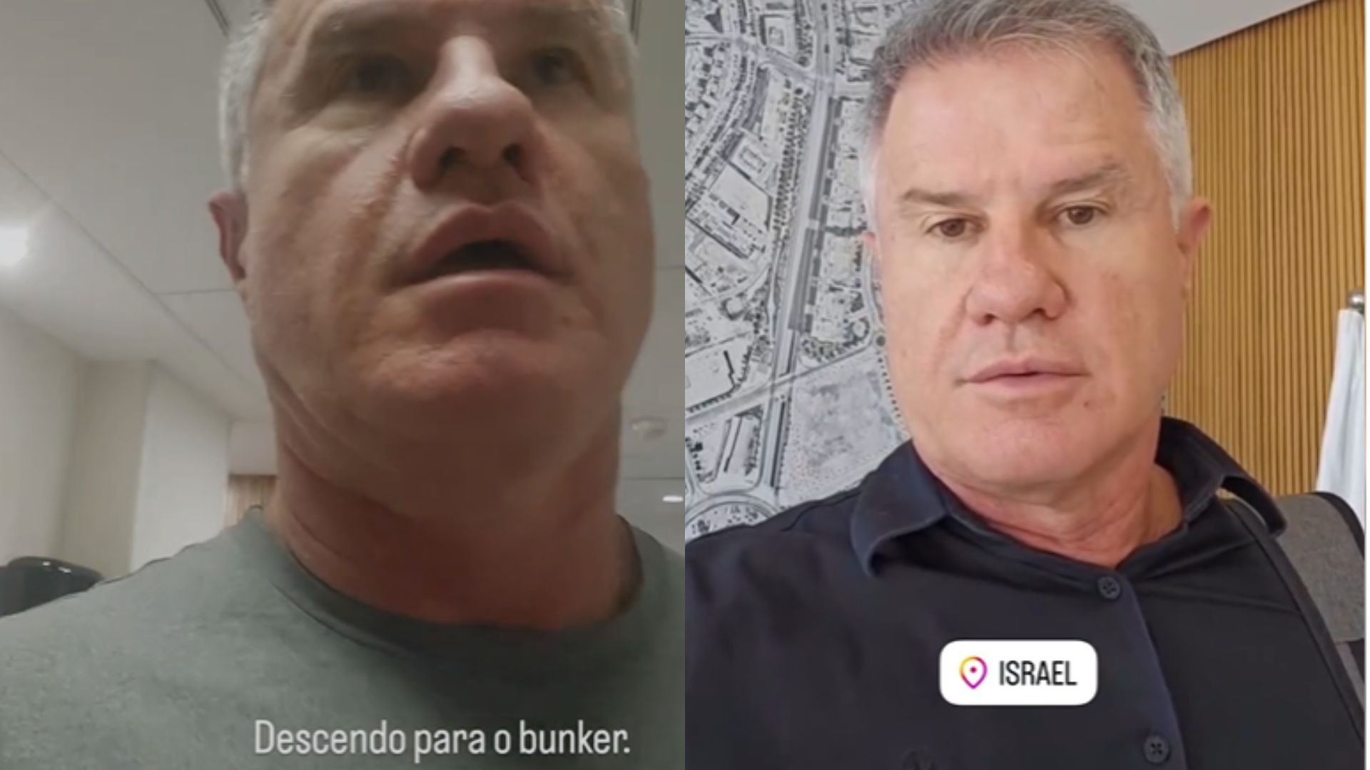 VÍDEO: Em Israel, vice-prefeito de Uberlândia narra susto ao se abrigar em bunker durante toque de recolher: 'Desce, desce'