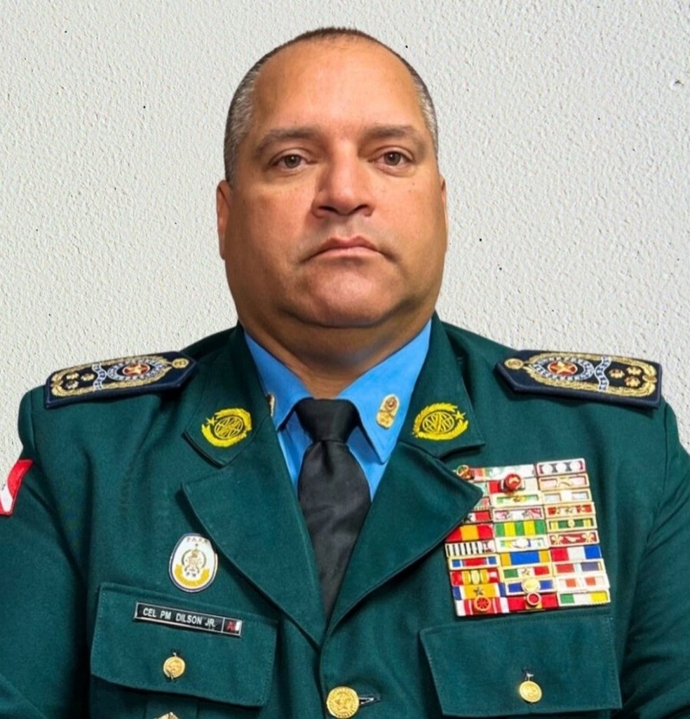 Antigo Comandante-Geral da Pol&iacute;cia Militar do Par&aacute;, coronel Jos&eacute; Dilson Melo de Souza J&uacute;nior. &mdash; Foto: Reprodu&ccedil;&atilde;o