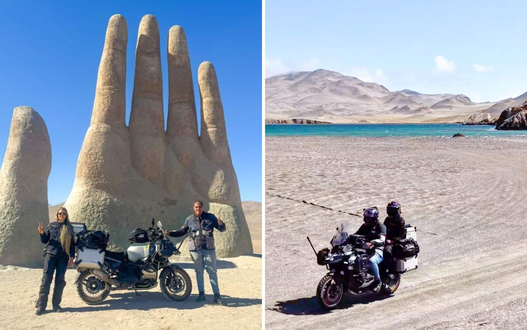 Casal goiano que viaja de moto pela América do Sul sonha em ir até o Alasca 