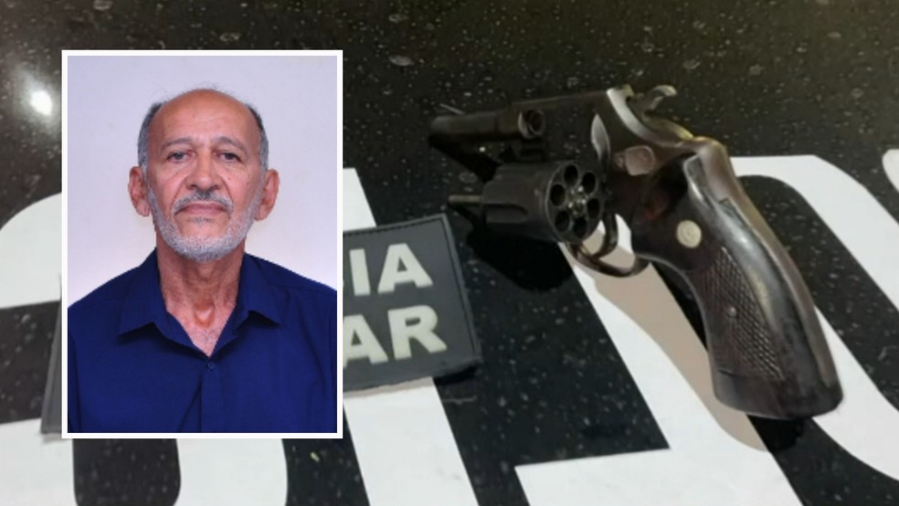 Suspeito do crime é José Fernandes de Lima, conhecido como "Dedé Eletricista", de 62 anos, que concorre ao cargo de vereador na cidade do Crato, pelo Partido Liberal (PL). — Foto: Reprodução