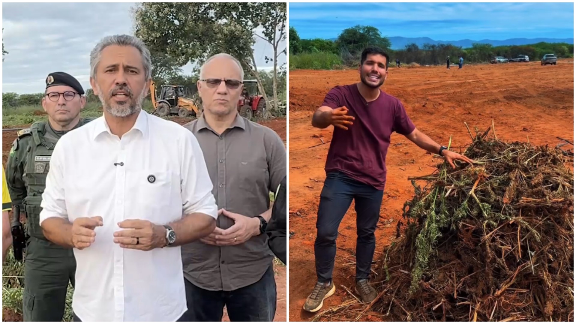 Fazenda da maconha: PL avalia propor ação de improbidade administrativa contra agentes públicos após André Fernandes encontrar droga enterrada