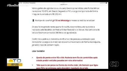 Fique por dentro das notícias em destaque no g1 Tocantins
